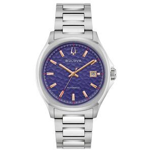 Bulova Men's Tony Bennett Purple Dial Watch - 96B484
